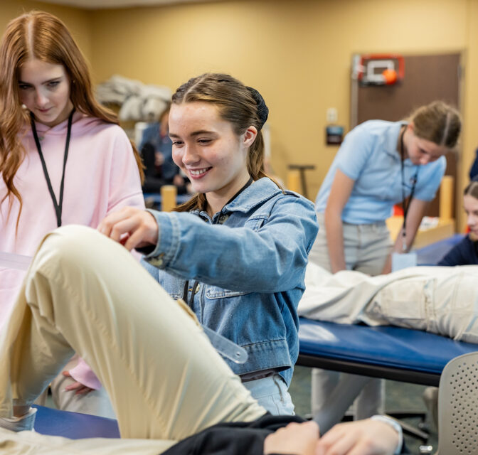 High school students at Northland EXPO.