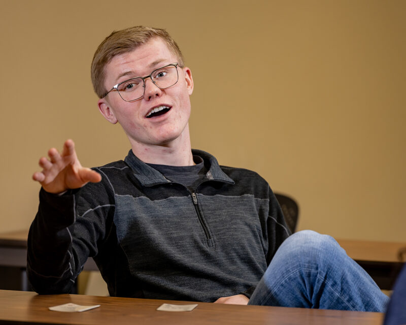 Northland student in supervisory leadership class.