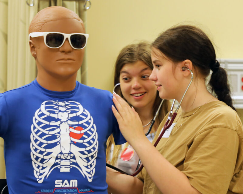 Students participate in Free Health Careers Camp in East Grand Forks