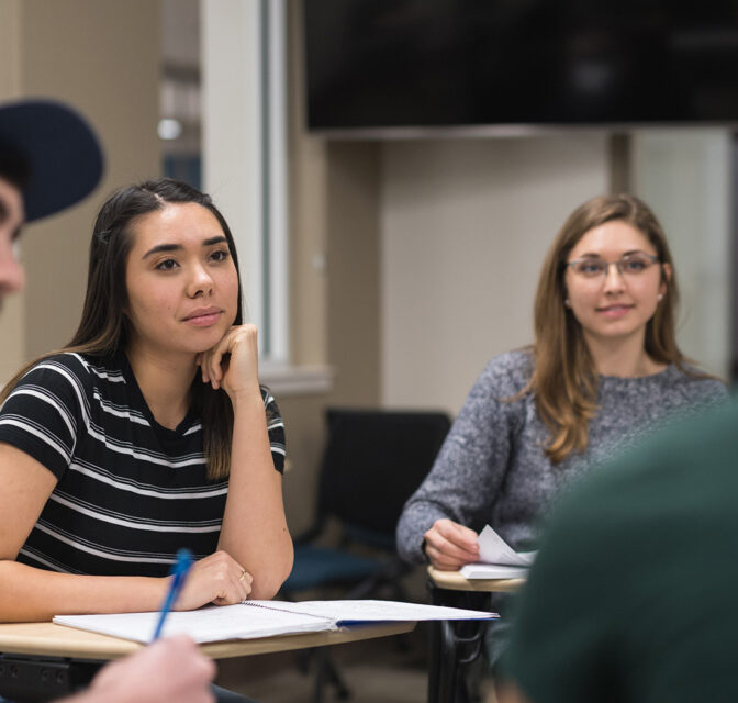 Students in class